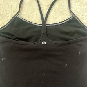 Lululemon black yoga shirt